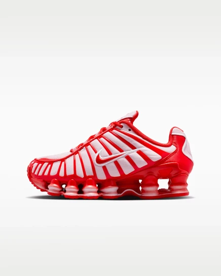 Детские кроссовки Nike Shox TL, розовые/белые/красные