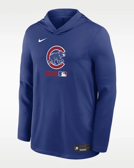 Мужское худи Nike Chicago Cubs Dri-FIT, синее