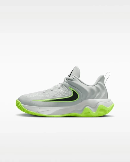 Детские кроссовки Nike Giannis 4, серебро/желтый/черный