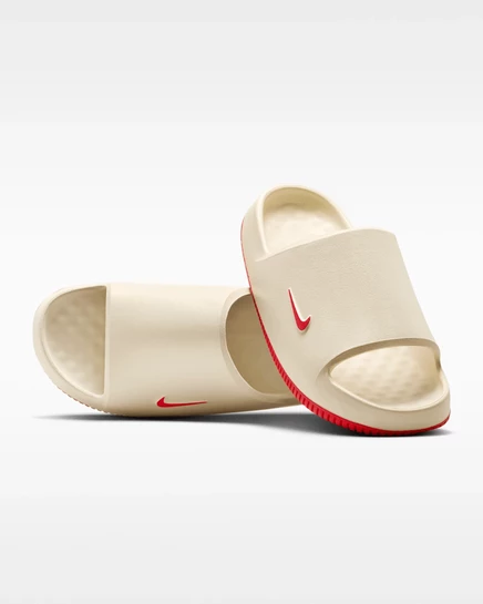 Мужские шлепанцы Nike Calm Ohio State, бело-красные