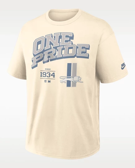 Мужская футболка Nike Detroit Lions Max90, молочная