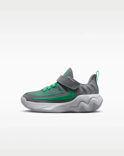 Детские кроссовки Nike Giannis Immortality 4, серый/зелёный