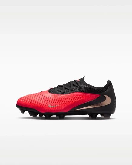 Детские бутсы Nike Phantom 6, малиновые/чёрные