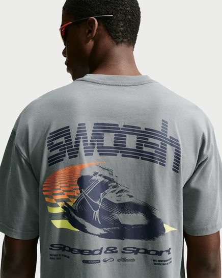 Унисекс футболка Nike Sportswear, дымчато-серая