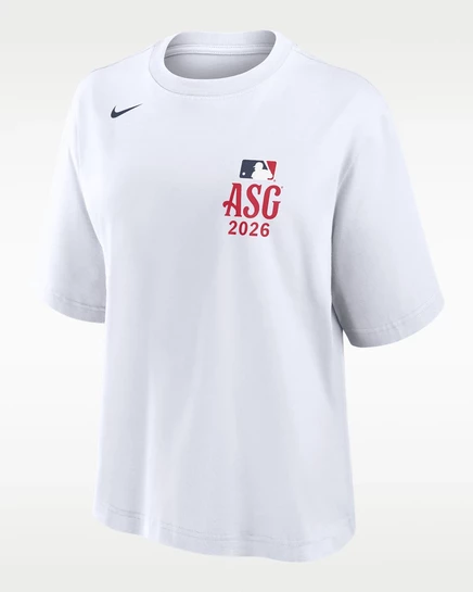 Женская футболка Nike All-Star 2026 Arch Logo, белая