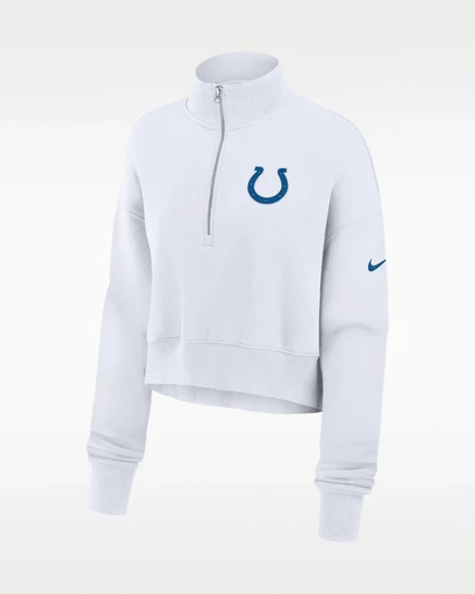 Женский укороченный свитшот Nike Phoenix Colts, белый