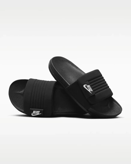 Мужские слайды Nike Offcourt Adjust, черные/белые