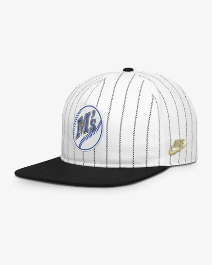 Мужская бейсболка Nike Seattle Mariners Pro регулируемая, белая