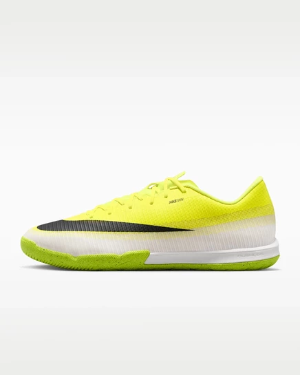 Футбольные бутсы Nike Mercurial Vapor 17, серо-лимонные