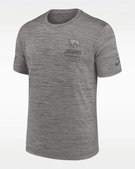 Мужская футболка Nike Jacksonville Jaguars Dri-FIT, серый меланж