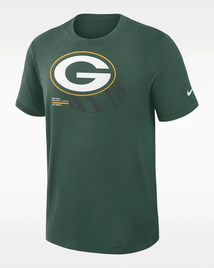 Мужская футболка Nike Green Bay Packers Dri-FIT, зеленая