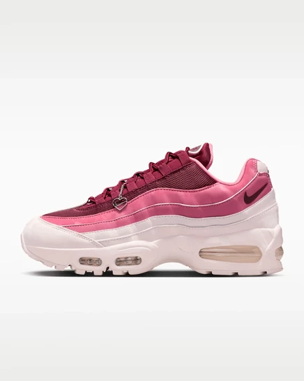 Женские кроссовки Nike Air Max 95 Big Bubble, красно-розовые