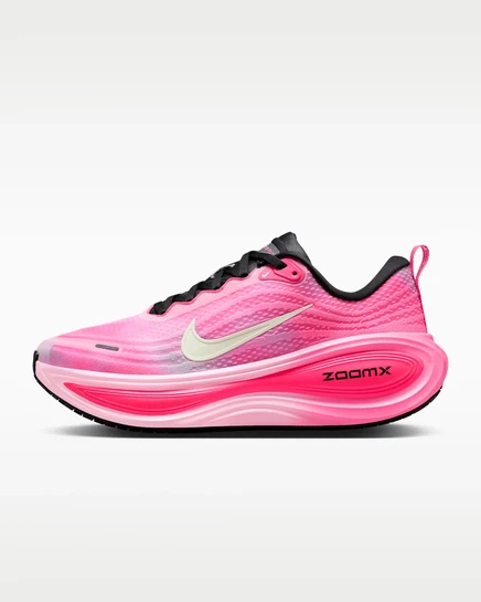 Женские беговые кроссовки Nike Vomero Plus, розовые/белые