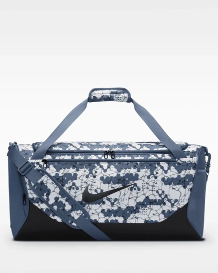 Унисекс спортивная сумка Nike Brasilia 60 л, сине-черная