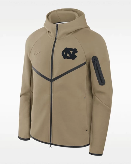 Мужская куртка Nike Windrunner Tech Fleece, оливковая
