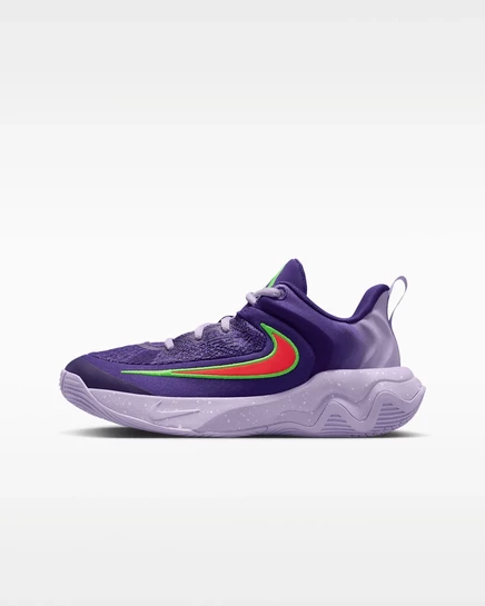 Детские кроссовки Nike Giannis 4, фиолетовый/голубой/белый