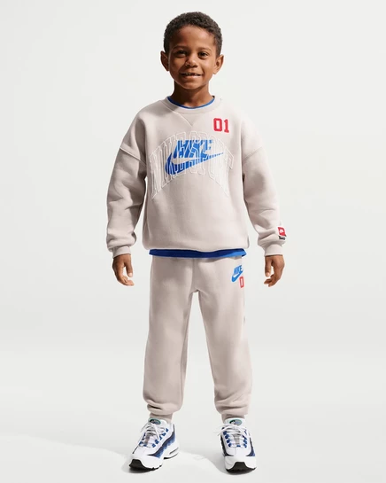 Флисовый комплект Nike для малышей, серый