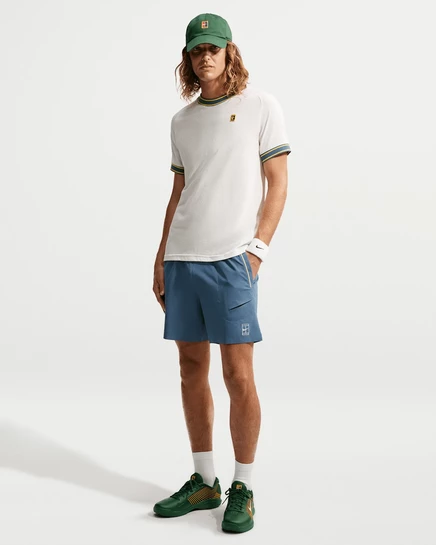 Мужские шорты NikeCourt Advantage 15 см, серо-синие