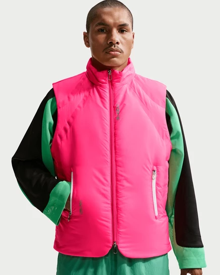Мужской жилет Nike Project F.R.O.G. Fused, розовый/белый/зеленый
