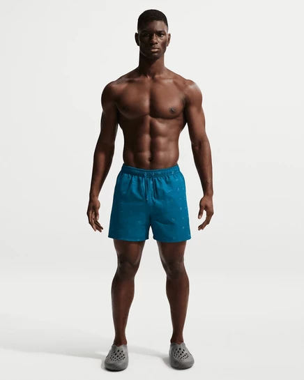 Мужские плавательные шорты Nike Swim Breaker 5″ с подкладкой, темно-зеленые