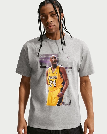 Мужская футболка Nike Kobe Dri-FIT, темно-серый меланж