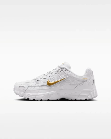 Кроссовки для малышей Nike P-6000, бело-платиновые/золотые