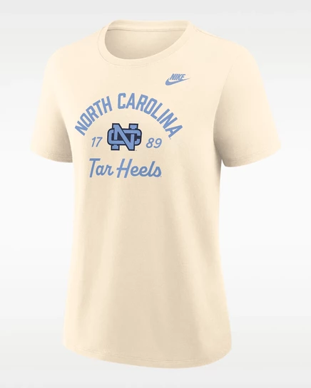 Женская футболка Nike Legacy North Carolina, натуральная