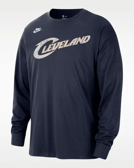 Мужской лонгслив Nike Hardwood Classic, college navy