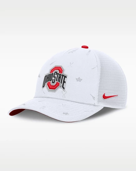 Унисекс кепка Nike Ohio State Golfin' Rise, белая