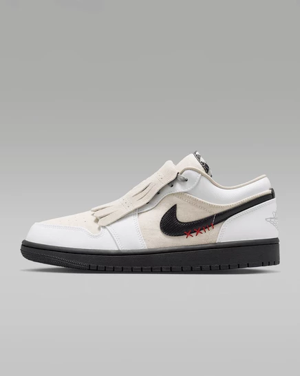Мужские кроссовки Jordan AJ1 Low SE, коричнево-черные