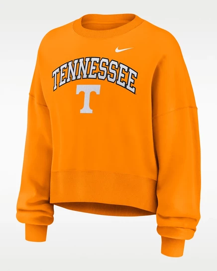 Женский свитшот Nike College Tennessee Phoenix Arch, оранжевый