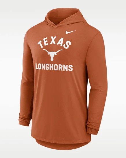 Мужской худи-футболка Nike Texas Dri-FIT, терракотовый