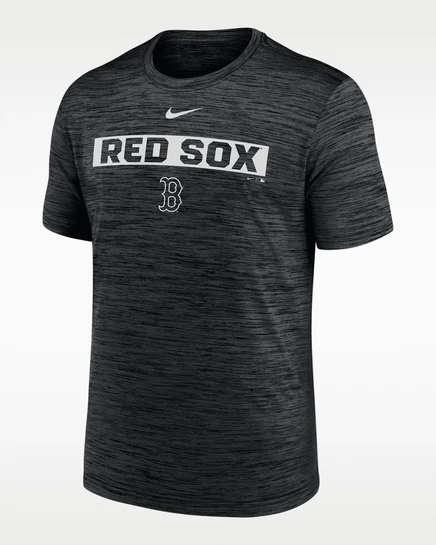 Мужская футболка Nike Boston Red Sox Velocity, черная