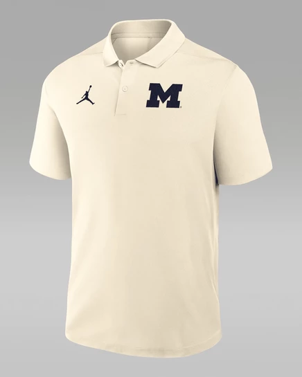Мужское поло Jordan Michigan Victory Dri-FIT, песочное