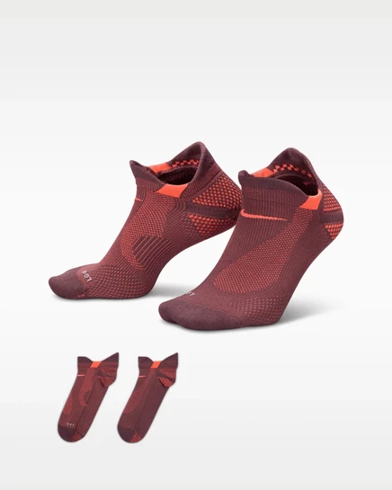 Унисекс невидимые носки Nike Running, мультиколорные