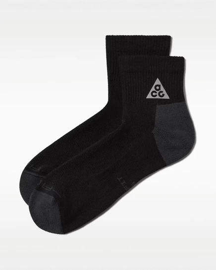 Носки ACG Everyday Elevated укороченные, черные/темно-серые