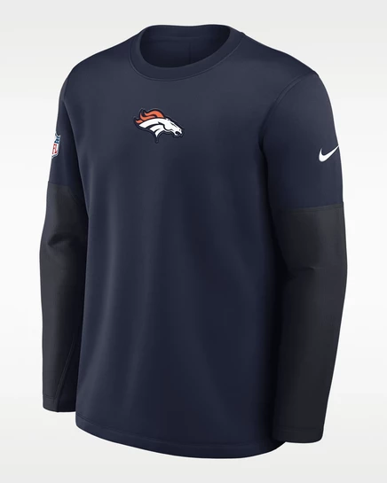 Мужской лонгслив Nike Denver Broncos, темно-синий