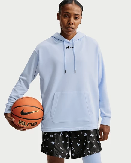Женское худи Nike A'ja Wilson, голубое/черное