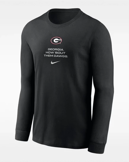 Мужской лонгслив Nike Georgia, черный
