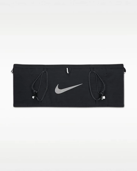 Унисекс пояс для трейл-бега Nike Trail, черный/слоновая кость