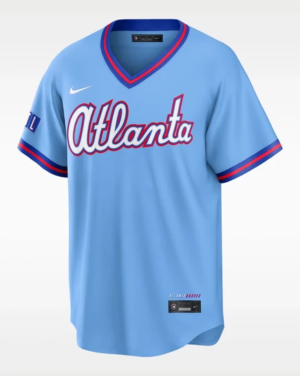 Мужская игровая майка Nike Atlanta Braves City Connect, белая