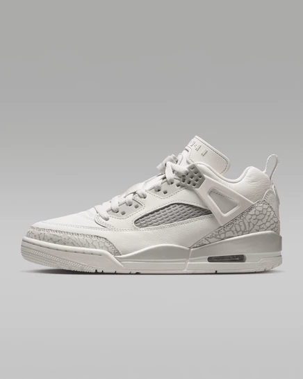 Женские кроссовки Jordan Spizike Low, бело-серые