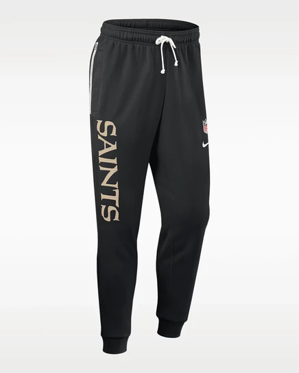 Мужские брюки Nike New Orleans Saints Ground Game Dri-FIT, черные