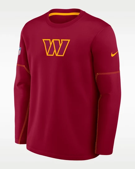 Мужской лонгслив Nike Washington Commanders, красный
