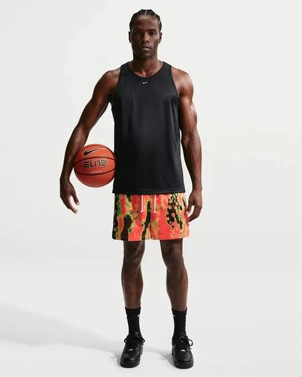 Мужские баскетбольные шорты Nike Standard Issue 5-дюймовые сетчатые, оранжевые