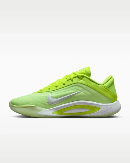 Баскетбольные кроссовки Nike A'One, неоново-желтые