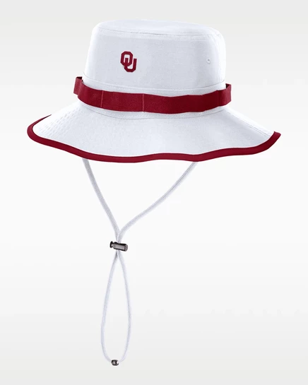 Мужская панама Jordan Oklahoma Sideline Apex, бело-малиновая
