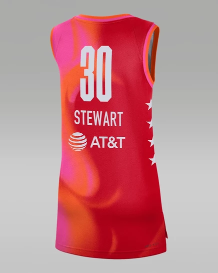 Баскетбольная майка Jordan Breanna Stewart, красная