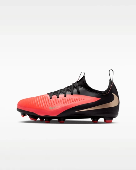 Детские бутсы Nike Phantom 6 Low Academy, алые