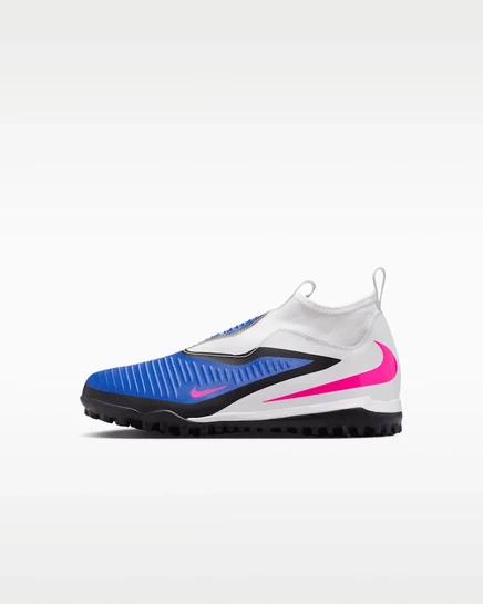 Детские бутсы Nike Phantom 6 High, синие/белые/розовые